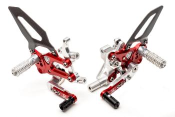 ADJUSTABLE REARSETS CNC RACING PRAMAC  for Ducati 1199 899 PANIGALE