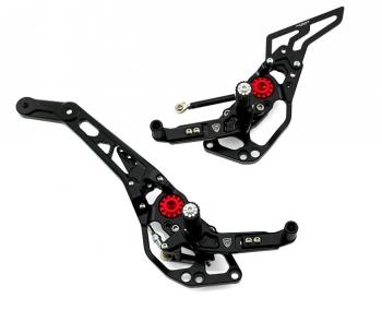 ADJUSTABLE REARSETS CNC RACING for Ducati HYPERMOTARD 821