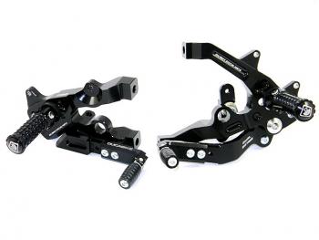 ADJUSTABLE REARSETS DUCABIKE SP BLACK for Ducati 1199 Panigale