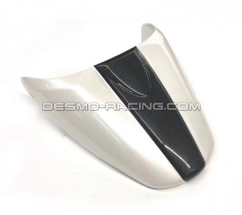 SEAT COVERT WHITE WITH CARBON INSERT DUCATI PERFORMANCE - DUCATI MONSTER 696 - 796 - 1100 - 96996609B