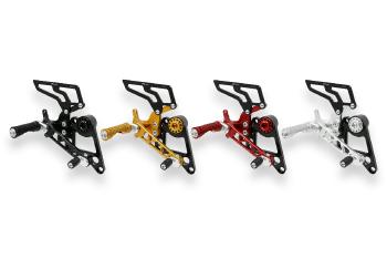 ADJUSTABLE REARSETS CNC RACING for Ducati MONSTER S4RS S4R 996 - 998 - S2R 800 - 1000 - PE170