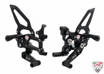 ADJUSTABLE REARSETS CNC RACING for Ducati 1199 899 PANIGALE