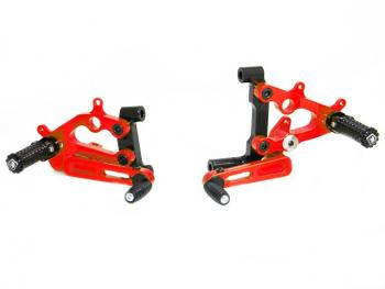 ADJUSTABLE REARSETS DUCABIKE  RED for Ducati 1199 Panigale