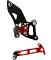 ADJUSTABLE REARSETS DUCABIKE SP BLACK / RED for Ducati 749 999