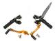ADJUSTABLE REARSETS DUCABIKE SP GOLD / BLACK for Ducati 848 1098 STREETFIGHTER