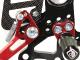 ADJUSTABLE REARSETS DUCABIKE SP BLACK / RED for Ducati HYPERMOTARD MULTISTRADA