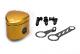 CLUTCH OR BRAKE FLUID TANK 25ml CNC RACING  REBEL - SE501 Colors : Gold