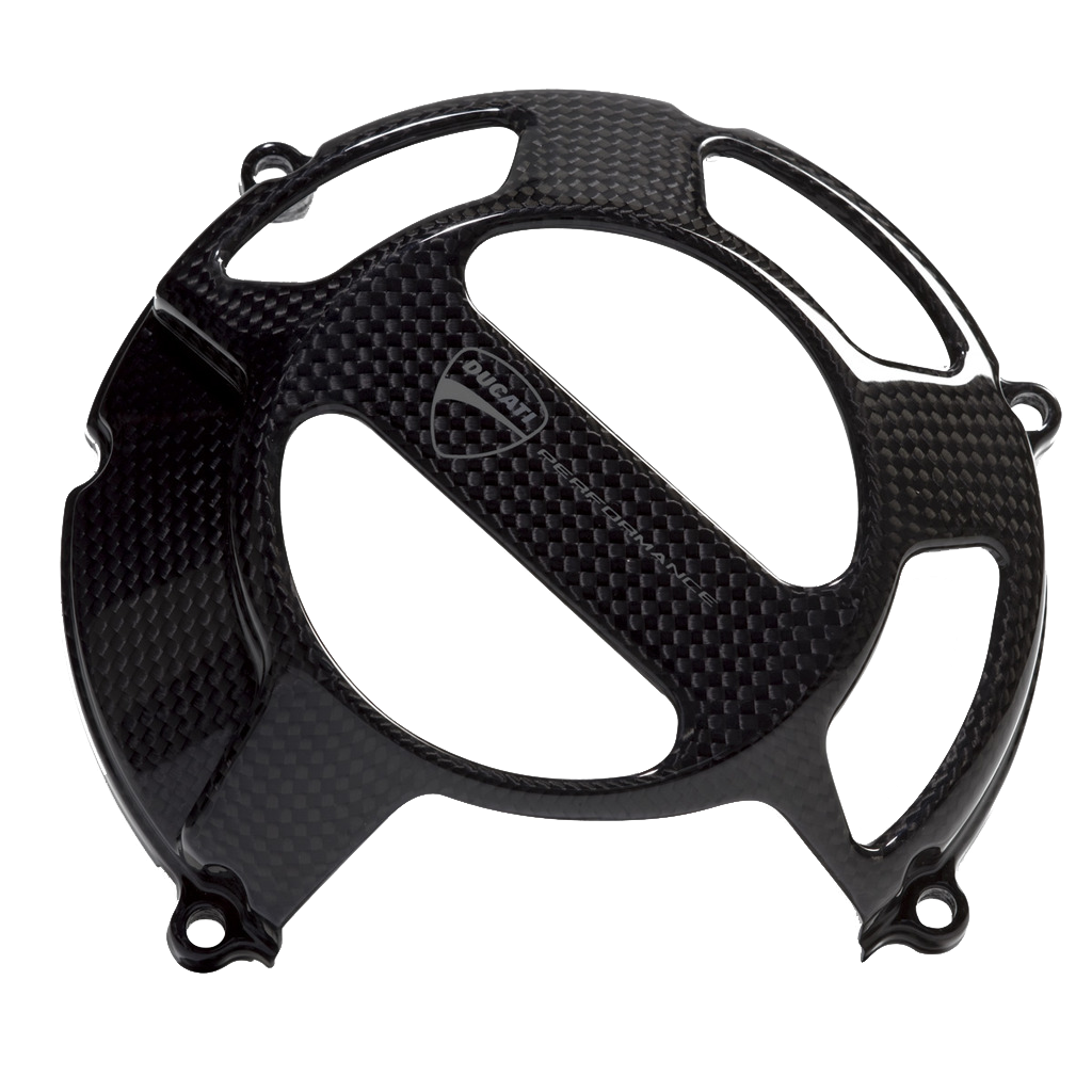 CARBON GLOSS RACING CLUTCH COVER DUCATI PERFORMANCE - 969A062AAA