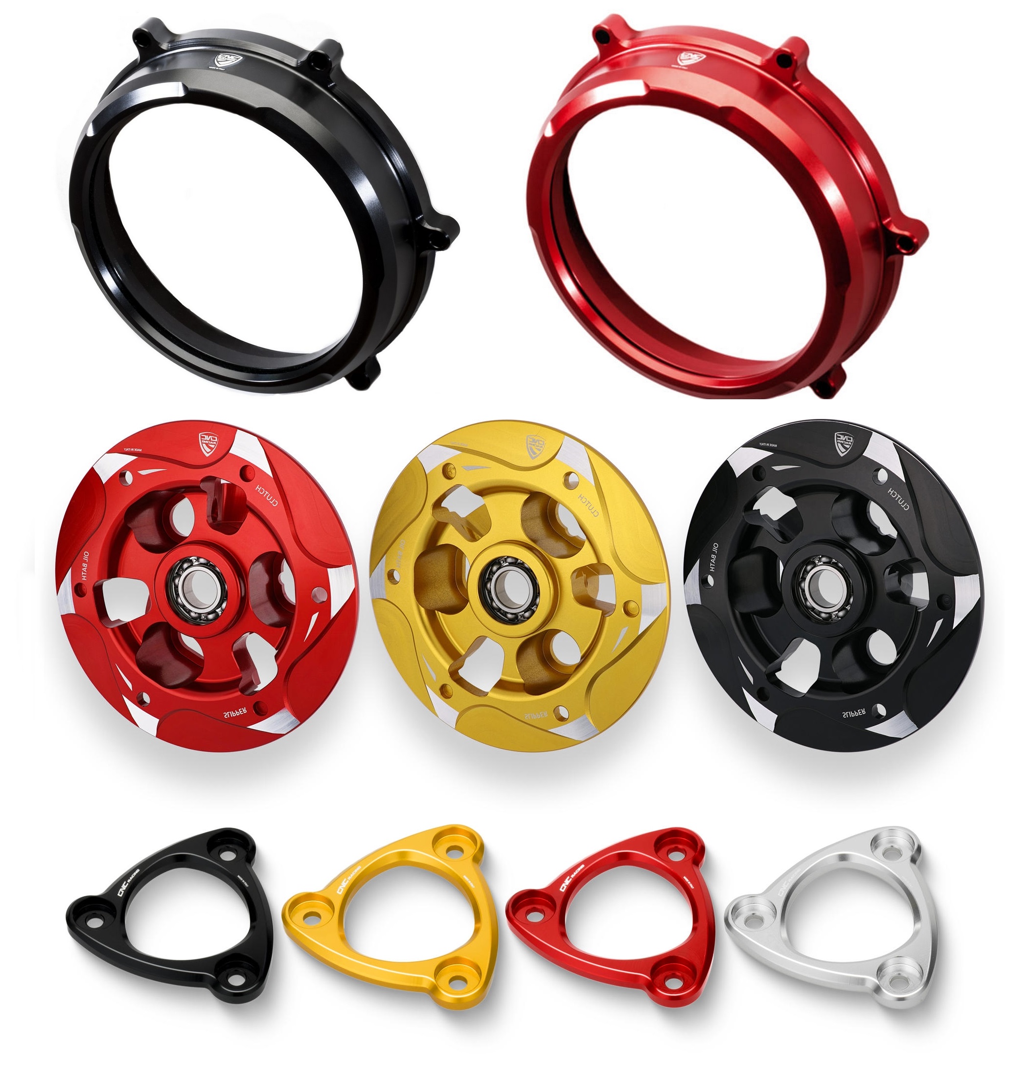 KIT PLEXIGLASS CLUTCH CLEAR COVER CNC RACING FOR DUCATI PANIGALE 1199 - 1299 - 959 - CA200+SP200S+SF200