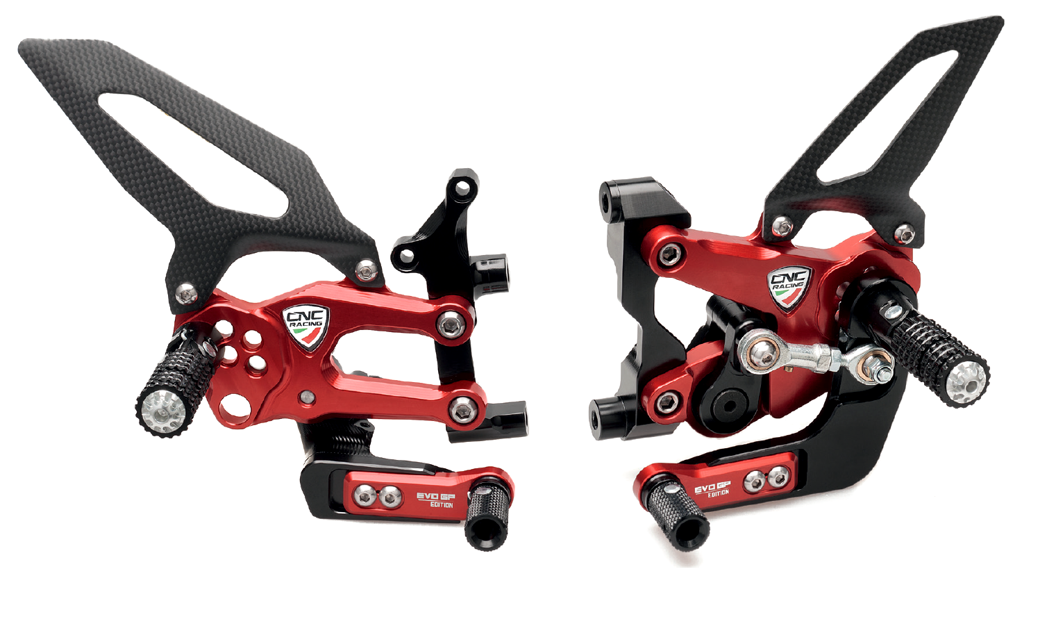 RPS Line ADJUSTABLE REARSETS CNC RACING DUCATI PANIGALE  1299 - 1199 - 899 - 959  "EVO GP" LIMITED EDITION