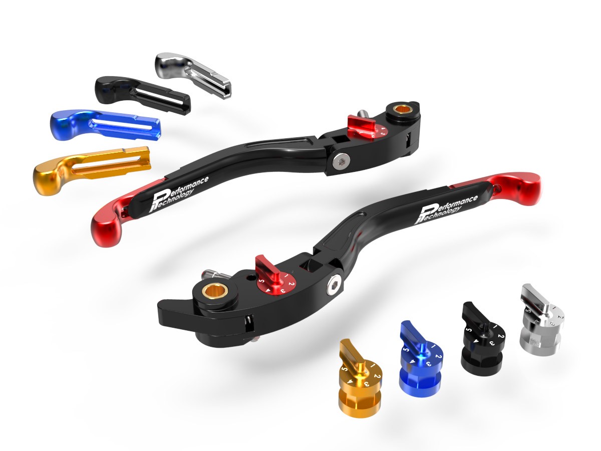 BRAKE AND CLUTCH LEVER KIT RACING GP2 - DUCABIKE PERFORMANCE TECHNOLOGY LEA16