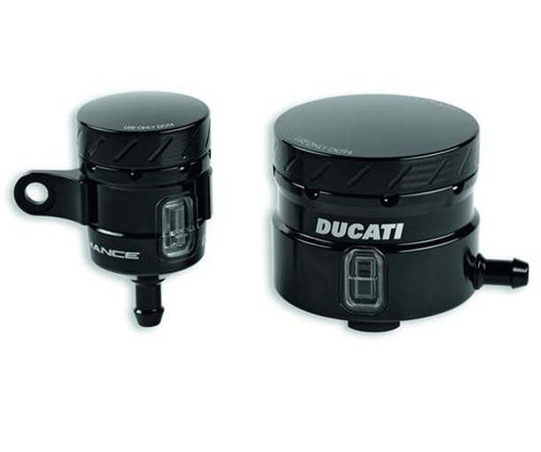 For Ducati 1098 1198 1199 1299 2007-2015 CNC Rear Brake Fluid Tank Reservoir