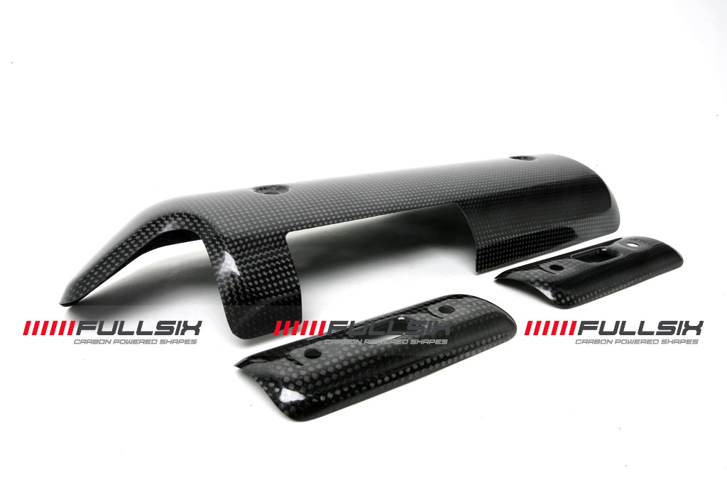 CARBON EXHAUST PROTECTOR AND COVER DUCATI MONSTER  - FULLSIX CARBON