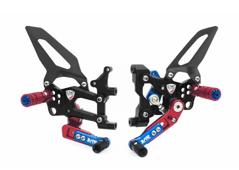 RPS Line ADJUSTABLE REARSETS CNC RACING DUCATI PANIGALE  1299 - 1199 - 899 - 959 LIMITED EDITION