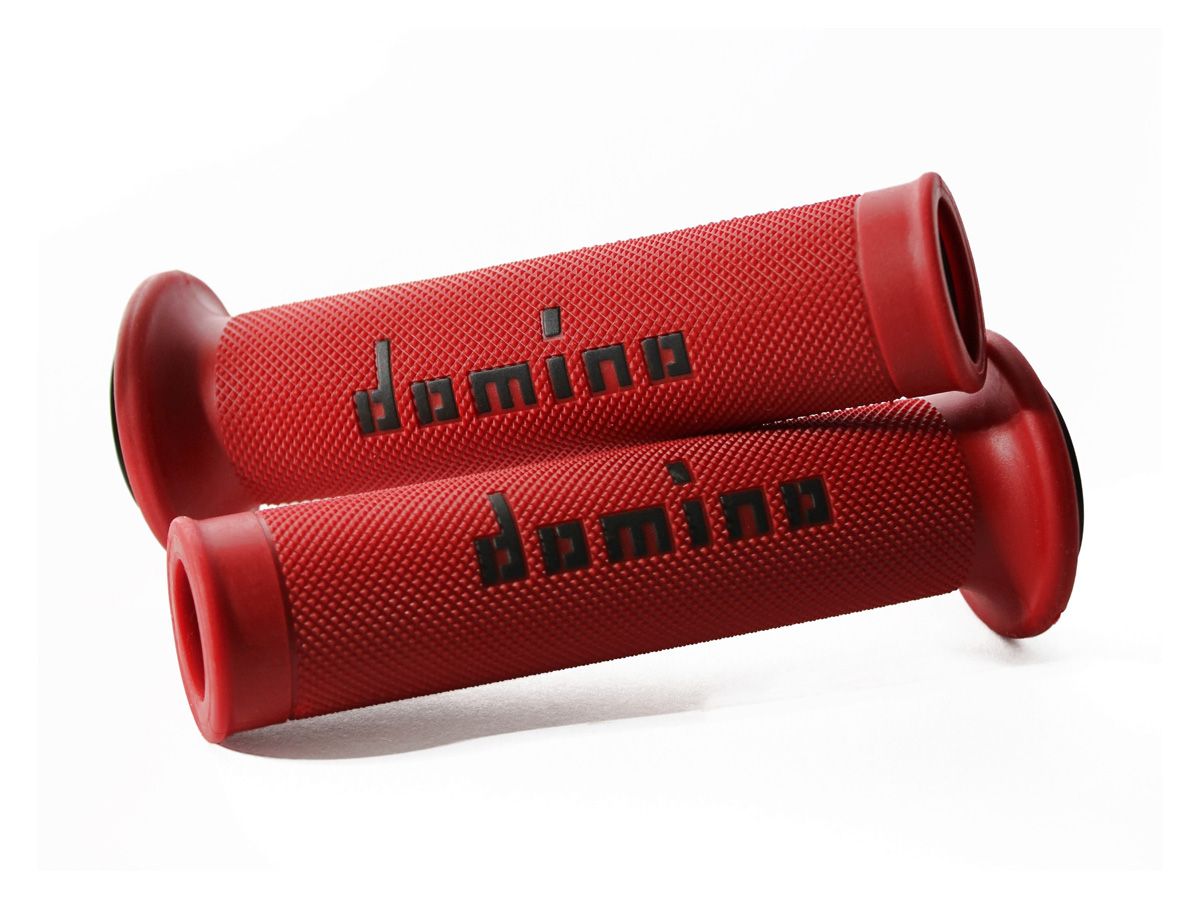 RACING GRIPS  DOMINO SOFT GRIP RED