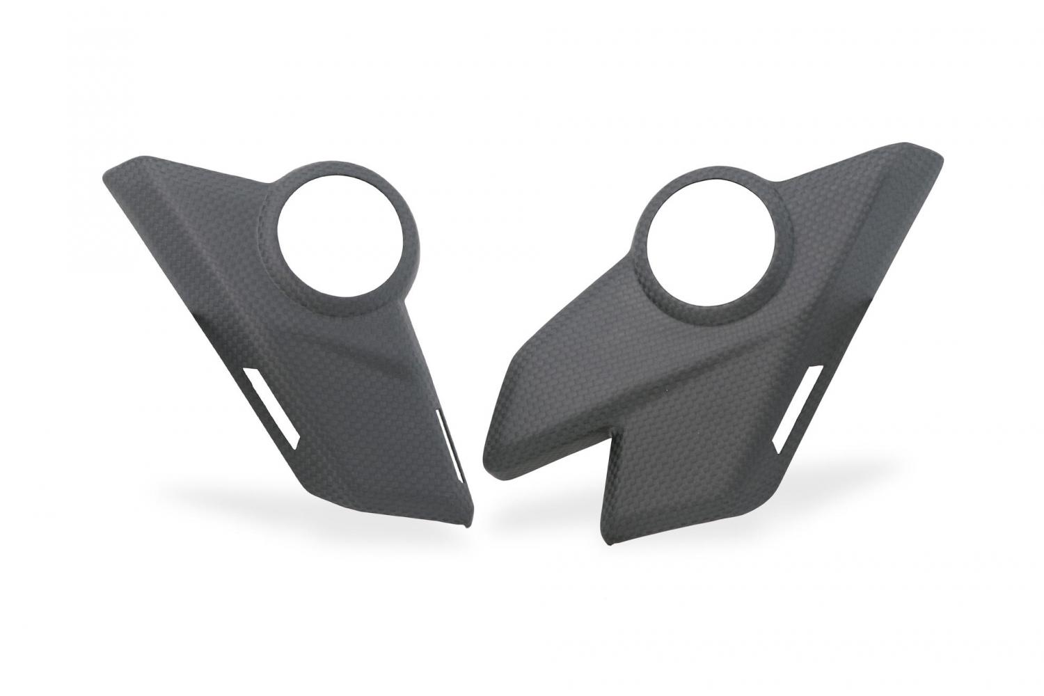CARBON FRAME COVER SIDE LOWER WITH HOLES DUCATI MULTISTRADA V4 - CNC RACING - ZA370Y