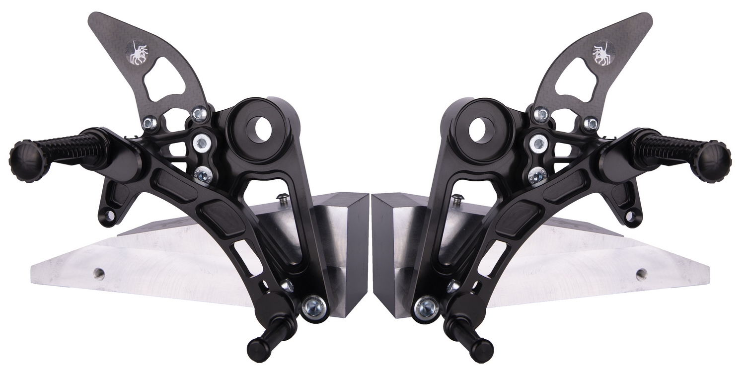 ADJUSTABLE REARSETS SPIDER SP2- DUCATI MONSTER S2R - S4R - S4RS - 10.D8