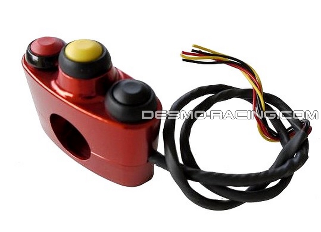 HANDLEBAR CONTROL RACING 3 BUTTON RIGHT/LEFT - STM - UNIVERSEL - SUN-330