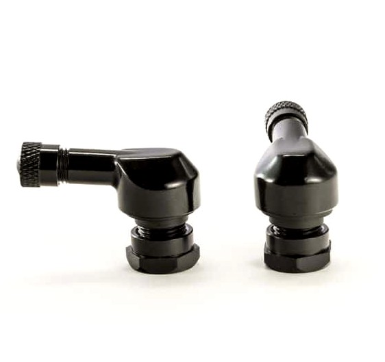 VALVE 90° ALUMINIUM NOIRE RACING PUIG  Ø11.3mm