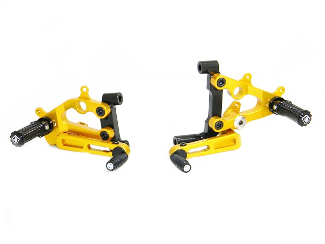 ADJUSTABLE REARSETS DUCABIKE  GOLD 899 - 1199 PANIGALE