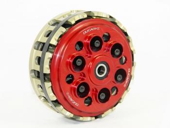 EMBRAYAGE ANTI-DRIBBLE RACING 6 ressorts DUCABIKE ROUGE Pour Ducati