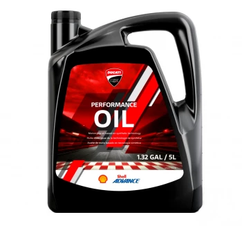 5L HUILE DUCATI CORSE PERFORMANCE OIL POWERED BY SHELL ADVANCE - 944150021