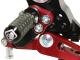 COMMANDE RECULÉES DUCABIKE SP NOIRE / ROUGE pour Ducati HYPERMOTARD MULTISTRADA